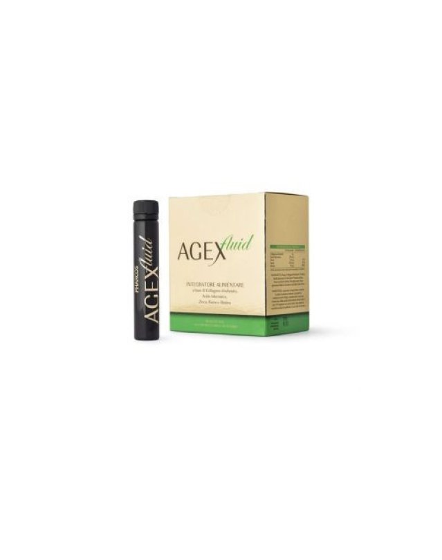 Biodue Agex Fluid Pharcos Integratore Anti-Rughe 15 Flaconcini x 25ml