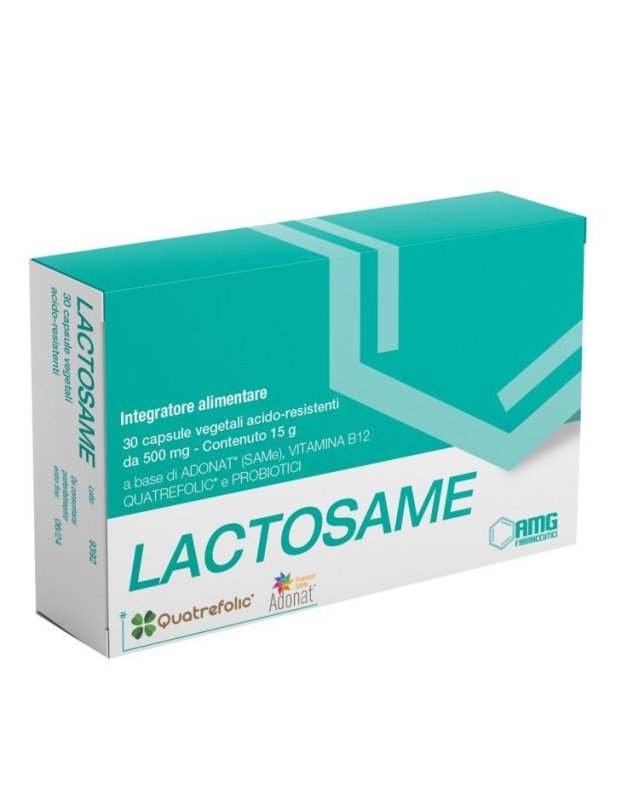 Lactosame 30 Capsule - Benessere e Funzione Psicologica Lactosame 30 Capsule - Benessere e Funzione Psicologica