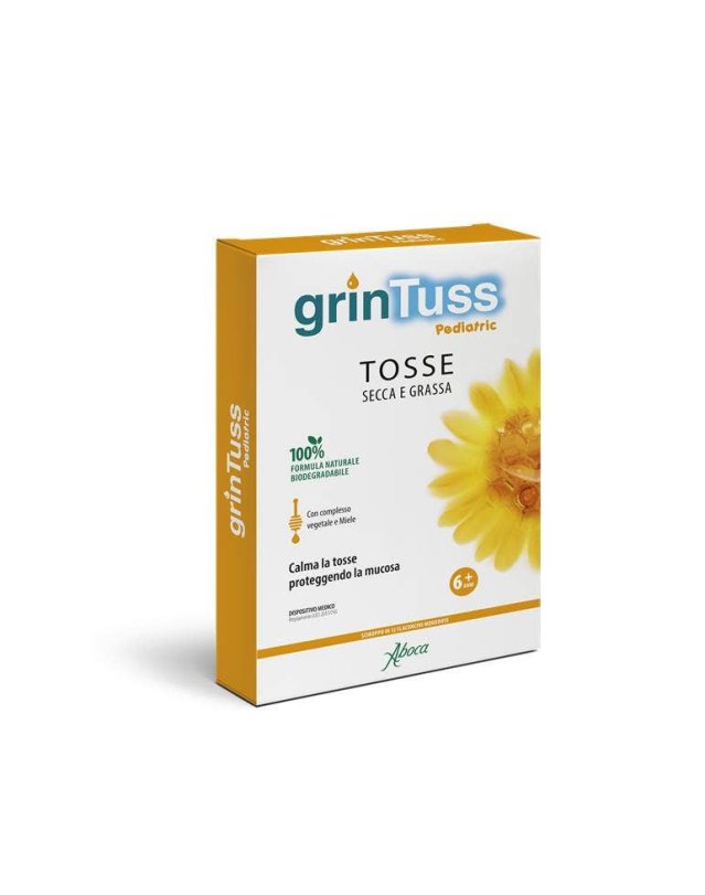 Grintuss Pediatric 12 Flaconcini - Tosse Secca e Grassa Grintuss Pediatric 12 Flaconcini - Tosse Secca e Grassa