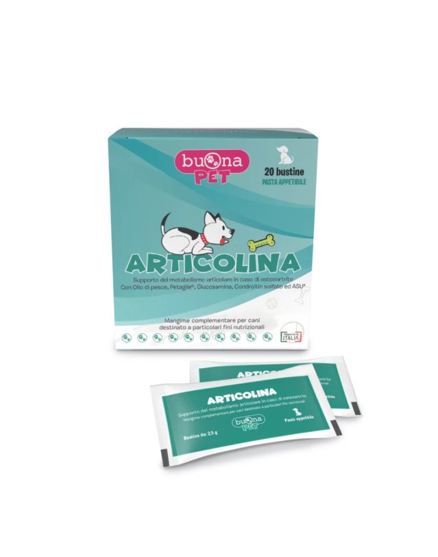 Articolina BuonaPet 20 Bustine - Supporto Articolare Cani Articolina BuonaPet 20 Bustine - Supporto Articolare Cani