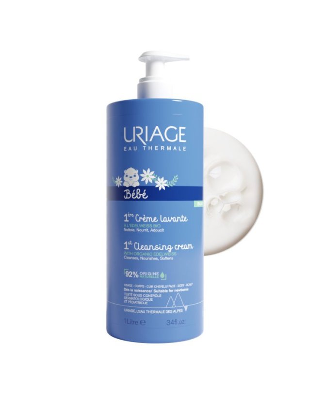 Crema Lavante Bebè Uriage 1000ml - Detergente Delicato e Idratante Crema Lavante Bebè Uriage 1000ml - Detergente Delicato e Idratante