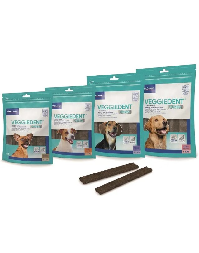 Veggiedent FR3SH 15 Stick - Salute Orale Cani 5-10kg Veggiedent FR3SH 15 Stick - Salute Orale Cani 5-10kg