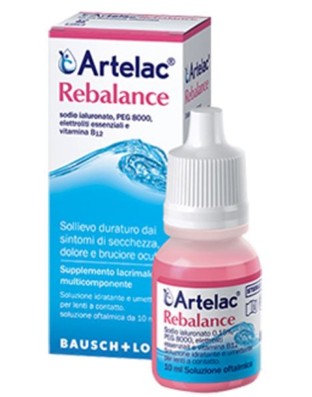 Artelac Rebalance 10 ml - Gocce Oculari Lubrificanti Occhi Secchi