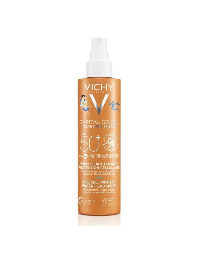 Spray Solare Bambini 200ml SPF50+ Resistente all'Acqua