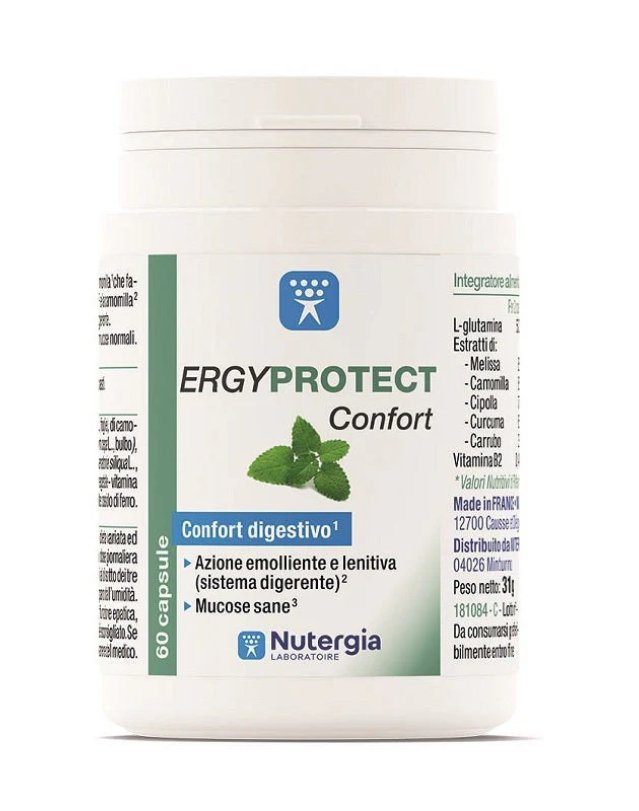 Ergyprotect Confort 60 Capsule - Funzione Digestiva e Benessere Ergyprotect Confort 60 Capsule - Funzione Digestiva e Benessere