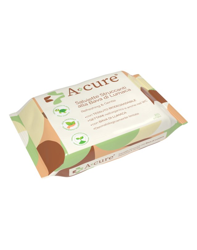 Salviette Struccanti Bava Lumaca, 20 pz - Idratante e Delicata Salviette Struccanti Bava Lumaca, 20 pz - Idratante e Delicata