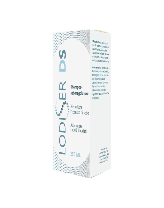 Shampoo Rinforzante Lodiser DS 250ml - Seboregolatore e Anti-prurito