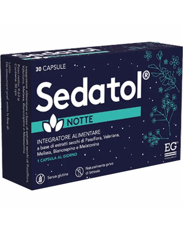 Sedatol Notte NF 30 Capsule - Per Sonno Sereno Sedatol Notte NF 30 Capsule - Per Sonno Sereno