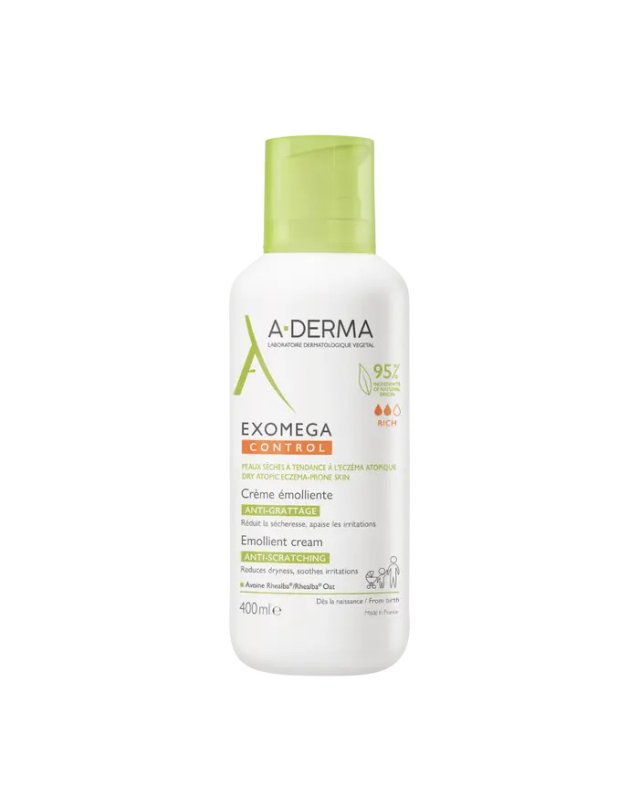 Exomega Control Crema Emolliente 400ml - Anti-Grattage e Secchezza Exomega Control Crema Emolliente 400ml - Anti-Grattage e Secchezza