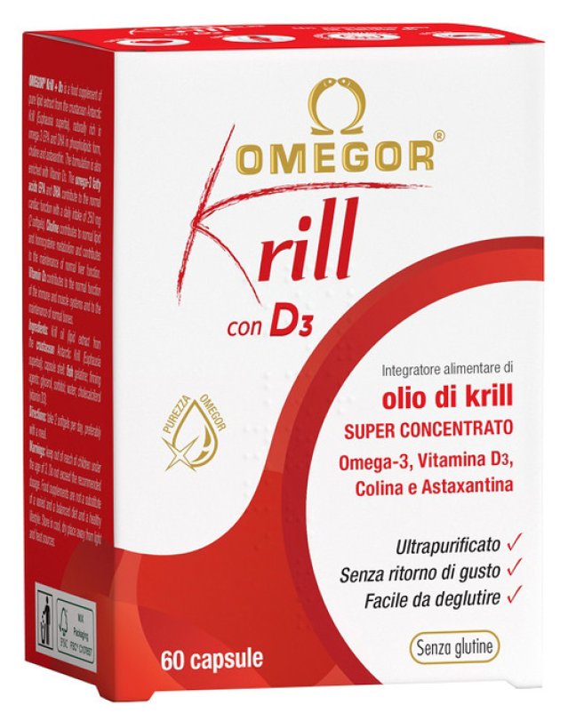 Omegor Krill D3 60 Capsule &ndash; Omega 3 e Sistema Immunitario