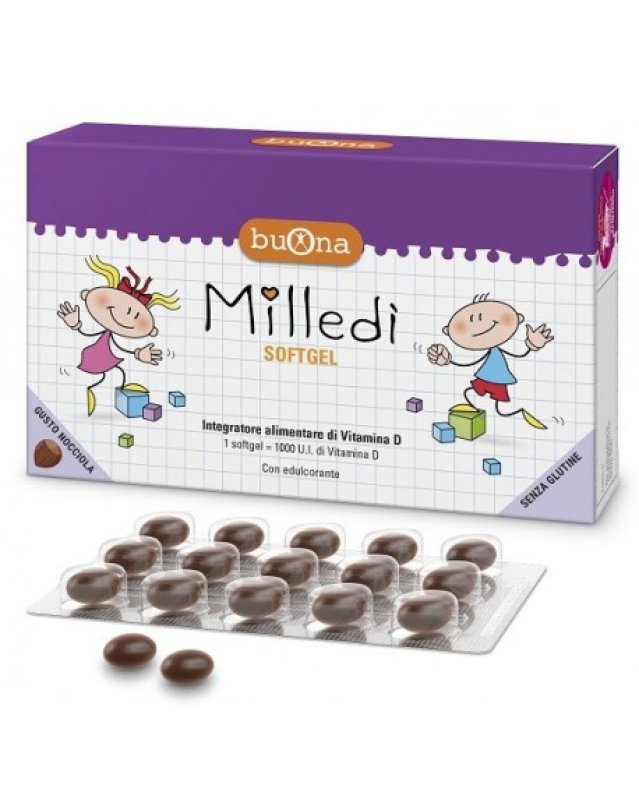 Milledì 30 Softgel - Crescita e Sviluppo Osseo Bambini Milledì 30 Softgel - Crescita e Sviluppo Osseo Bambini
