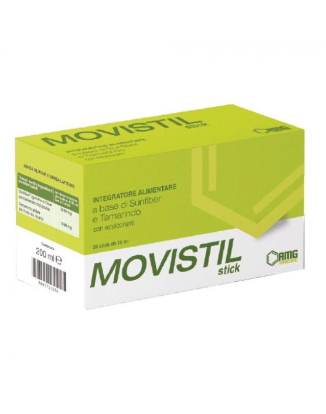 Movistil 20 Stick da 10ml – Regolarità del Transito Intestinale Movistil 20 Stick da 10ml – Regolarità del Transito Intestinale