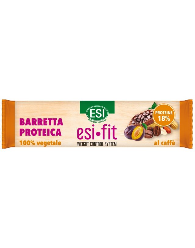 Barretta Proteica Caff&egrave; 40 g - Energia e Fonte di Fibre