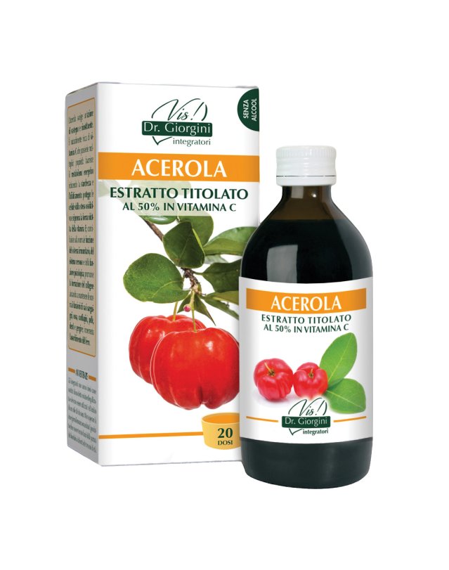 Acerola Estratto 200ml - Ricostituente e Sistema Immunitario