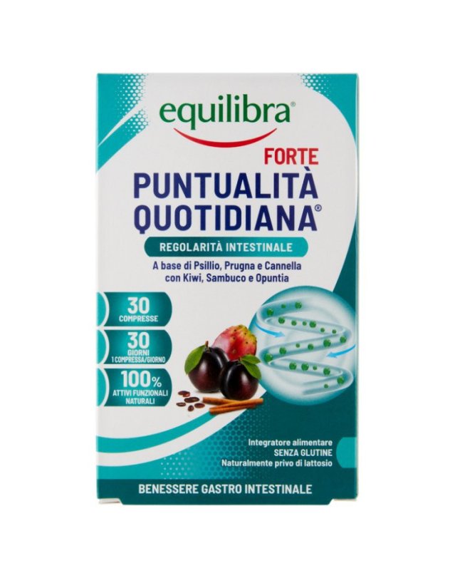 Puntualità Quotidiana Forte Equilibra 30 Compresse transito intestinale Puntualità Quotidiana Forte Equilibra 30 Compresse transito intestinale