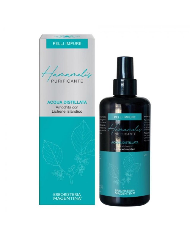 Acqua Hamamelis 200ml - Purificante, Pelli Miste e Grasse