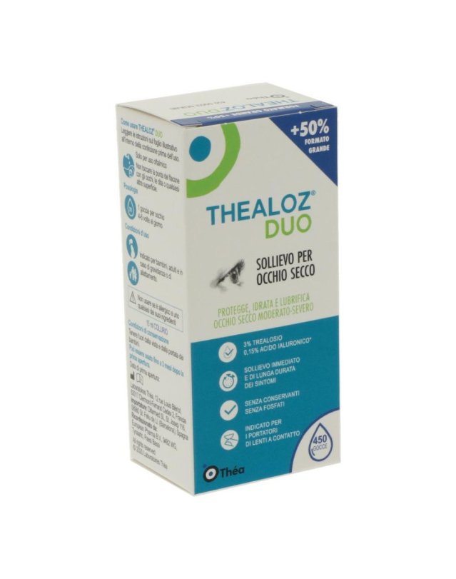 Thealoz Duo Soluzione Oftalmica 15ml - Collirio Idratante Occhi Secchi
