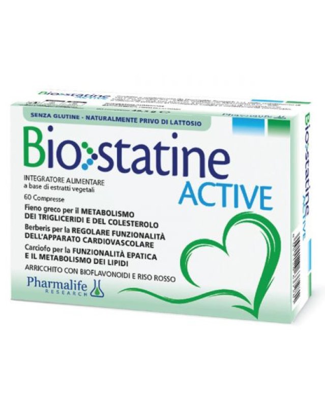 Biostatine Active 60 Compresse - Per il Colesterolo Biostatine Active 60 Compresse - Per il Colesterolo