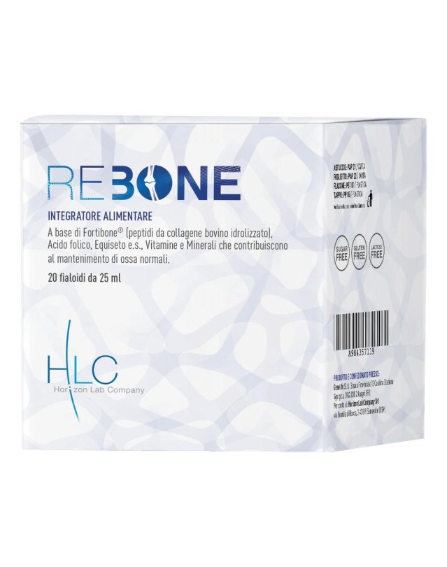Horizon Lab Company Rebone Integratore Ossa 20 Fiale Senza Glutine