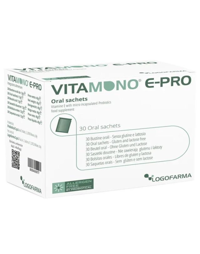 Vitamono E Pro 30 Bustine &ndash; Benessere Intestino-Pelle