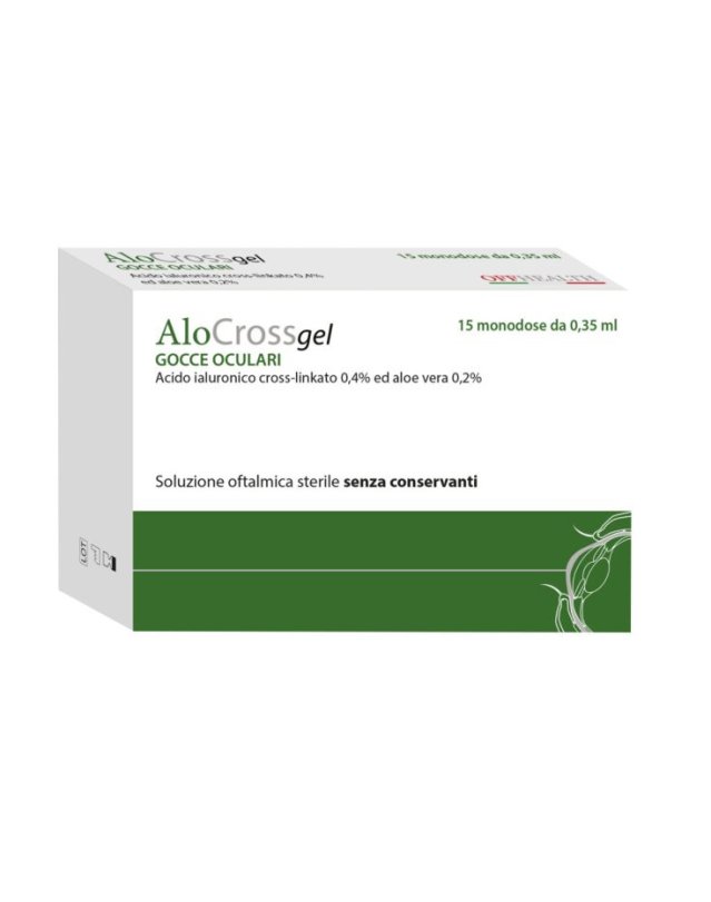 AloCross Gel 15 Flaconcini Monodose - Sollievo Occhi Secchi AloCross Gel 15 Flaconcini Monodose - Sollievo Occhi Secchi