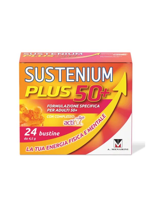 Sustenium Plus 50+ 24 Bustine - Energia e Riduzione Stanchezza