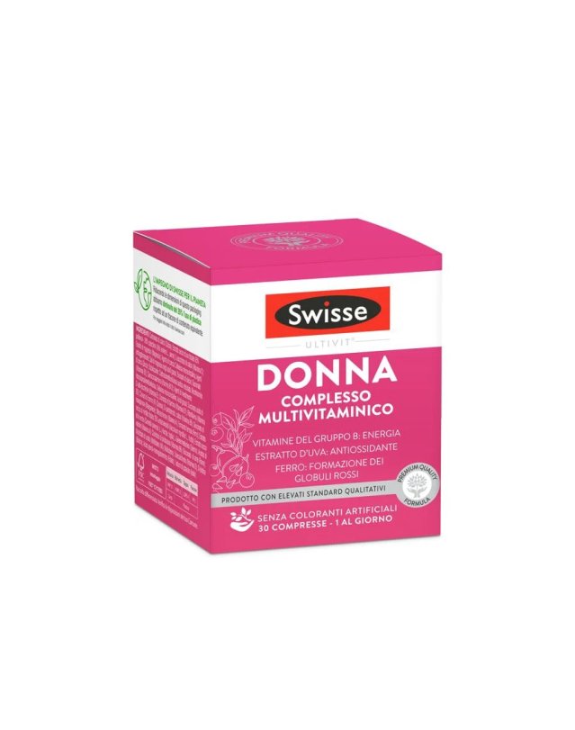 Multivitaminico Donna Swisse 30 Cpr - Energia e Difese Immunitarie