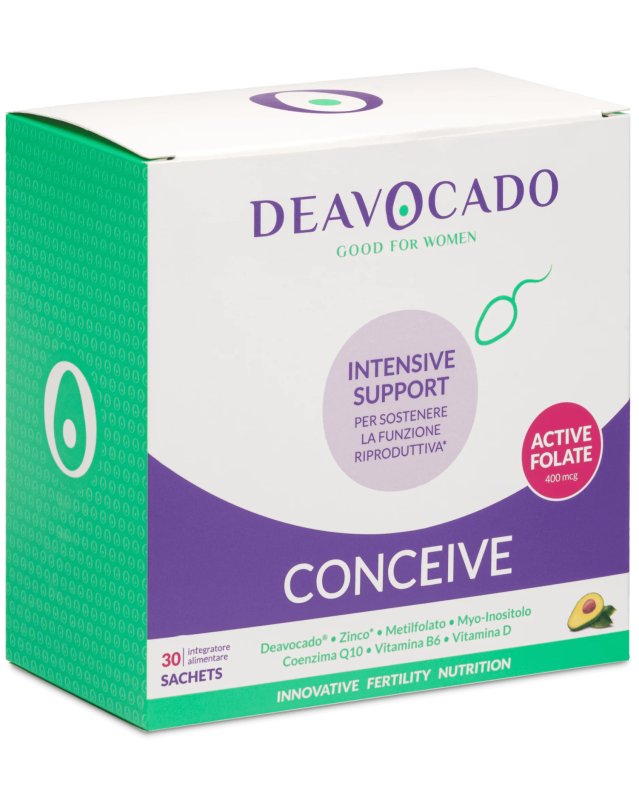 Deavocado Conceive 30 Bustine - Fertilit&agrave; e Benessere Femminile