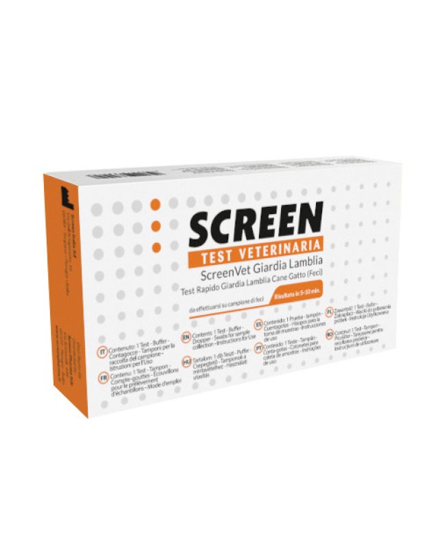 ScreenVet Giardia Lamblia 1 Test Rapido Cane e Gatto