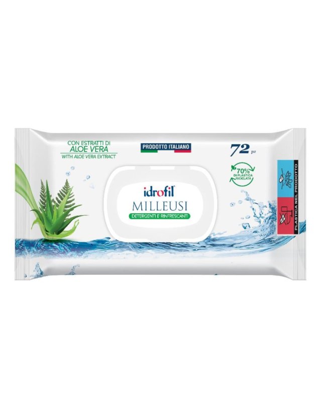 Salviettine Milleusi Idrofil 72 pz - Detergenti e Rinfrescanti