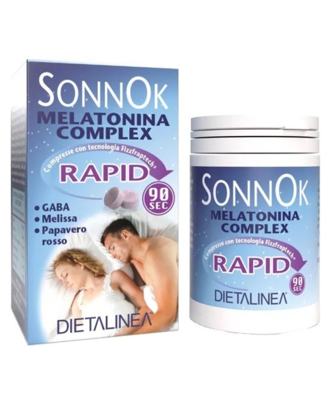 Sonnok Melatonina 60 Compresse - Per Rilassamento e Sonno Sonnok Melatonina 60 Compresse - Per Rilassamento e Sonno