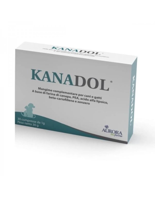 Kanadol 30 Compresse - Supporto Nocicettivo Cani e Gatti Kanadol 30 Compresse - Supporto Nocicettivo Cani e Gatti