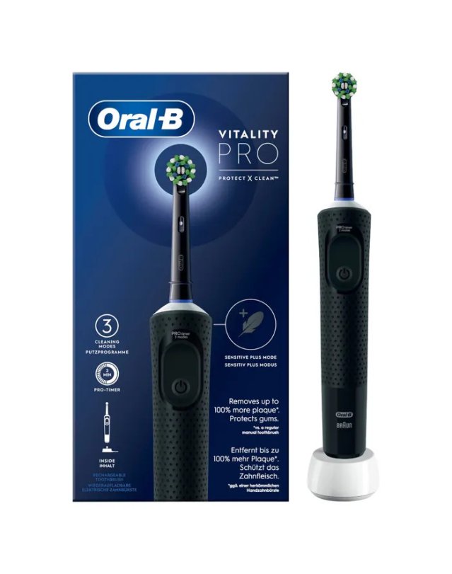 Oral-B Vitality Pro Spazzolino Elettrico Ricaricabile Nero Oral-B Vitality Pro Spazzolino Elettrico Ricaricabile Nero