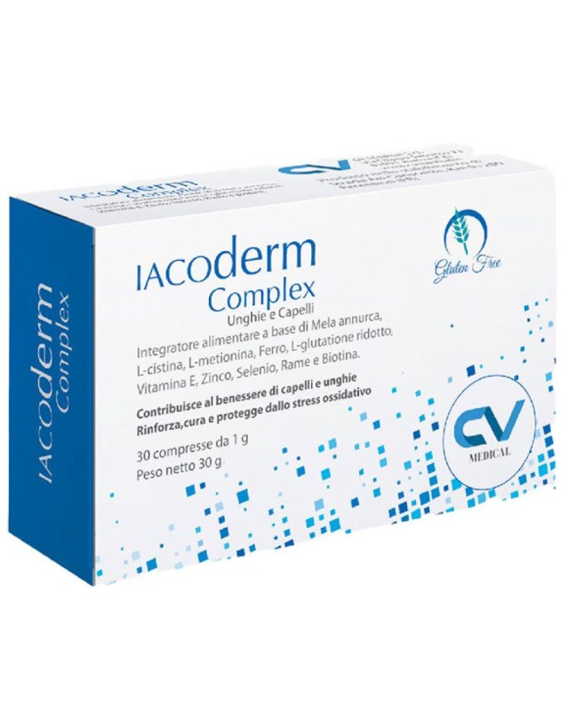 Iacoderm Complex 30cpr - Capelli, Pelle e Unghie Sani