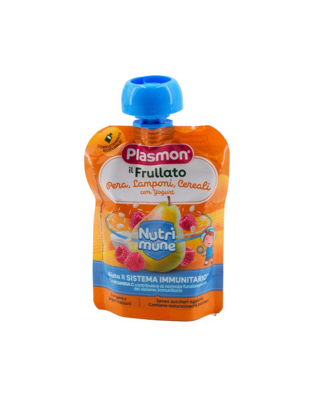 Frullato Pera, Lamponi e Cereali con Yogurt 85 g - Sistema Immunitario Frullato Pera, Lamponi e Cereali con Yogurt 85 g - Sistema Immunitario