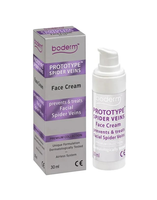 Spider Veins Crema Viso 30ml - Teleangectasie e Capillari Visibili