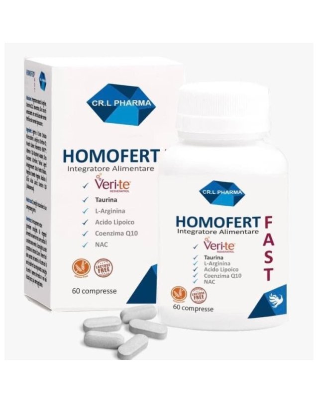 Homofert Fast 60 Compresse - Per la Fertilità Maschile Homofert Fast 60 Compresse - Per la Fertilità Maschile
