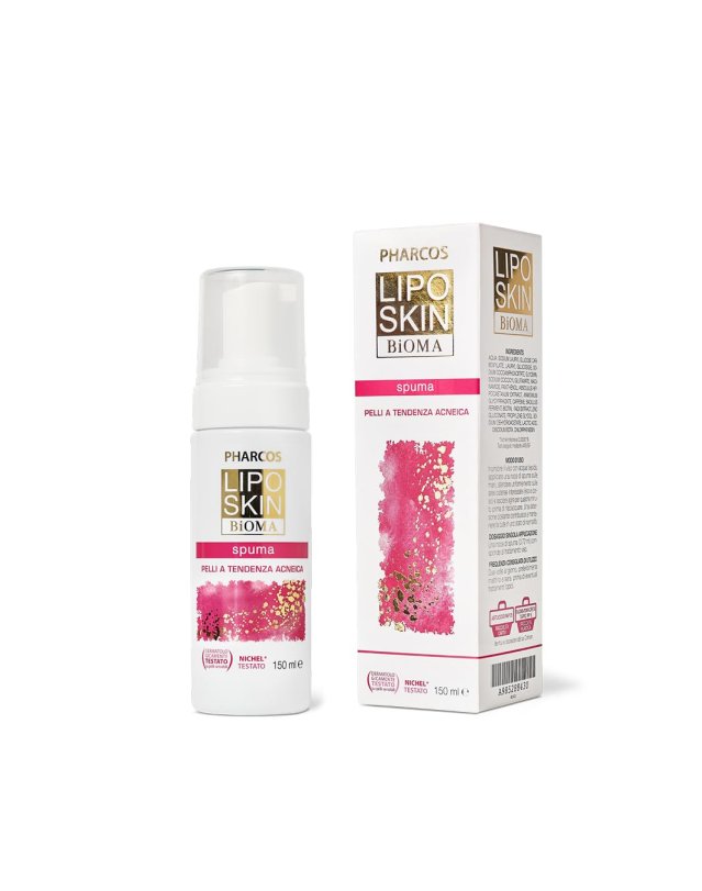 Liposkin Bioma Spuma 150ml &ndash; Detergente Antiacne Pelle Impura