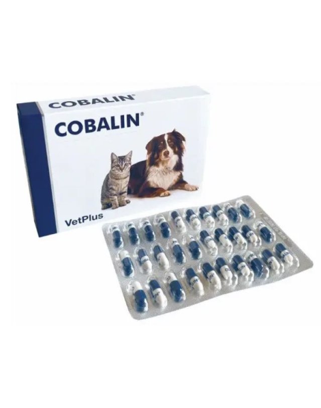 Cobalin 60 Capsule Vitamina B12 e B9 per Cani e Gatti Cobalin 60 Capsule Vitamina B12 e B9 per Cani e Gatti