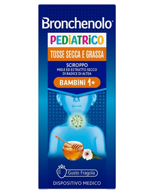 Bronchenolo Sciroppo Pediatrico 120 ml &ndash; Tosse Secca e Grassa Bambini