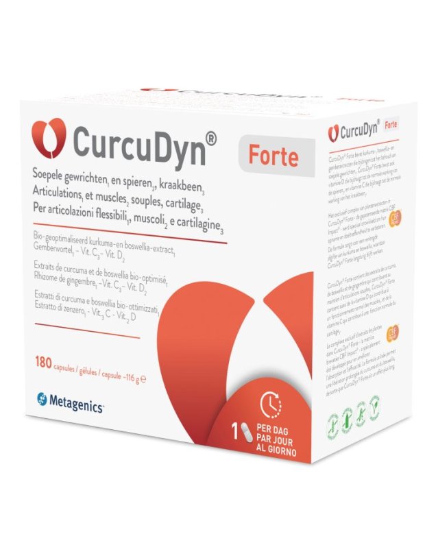 Curcudyn Forte 180 cps - Funzione Muscolare e Articolazioni Flessibili Curcudyn Forte 180 cps - Funzione Muscolare e Articolazioni Flessibili