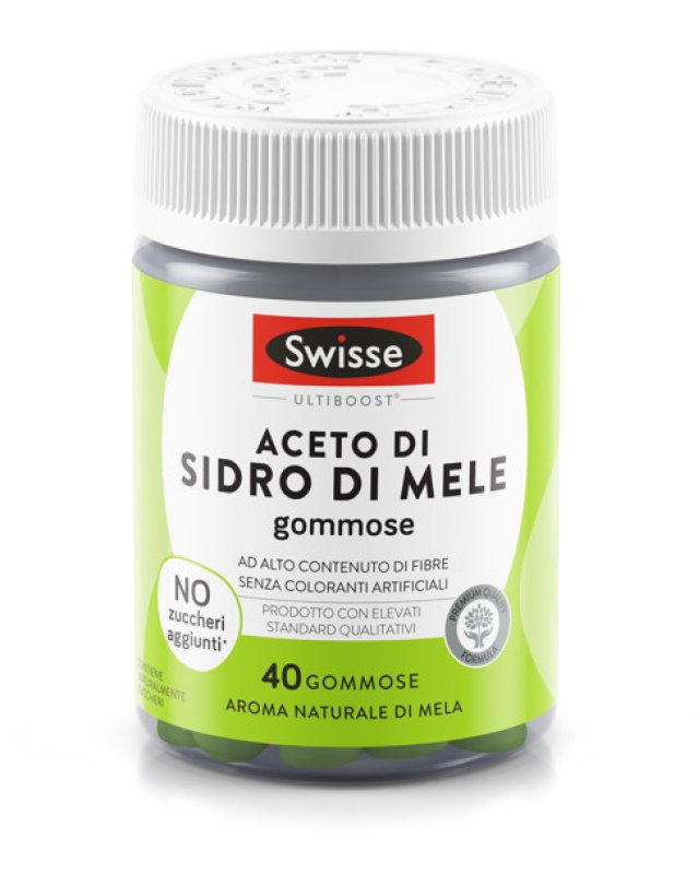 Aceto di Sidro di Mele Swisse 40 Gommose - Ricco di Fibre Aceto di Sidro di Mele Swisse 40 Gommose - Ricco di Fibre