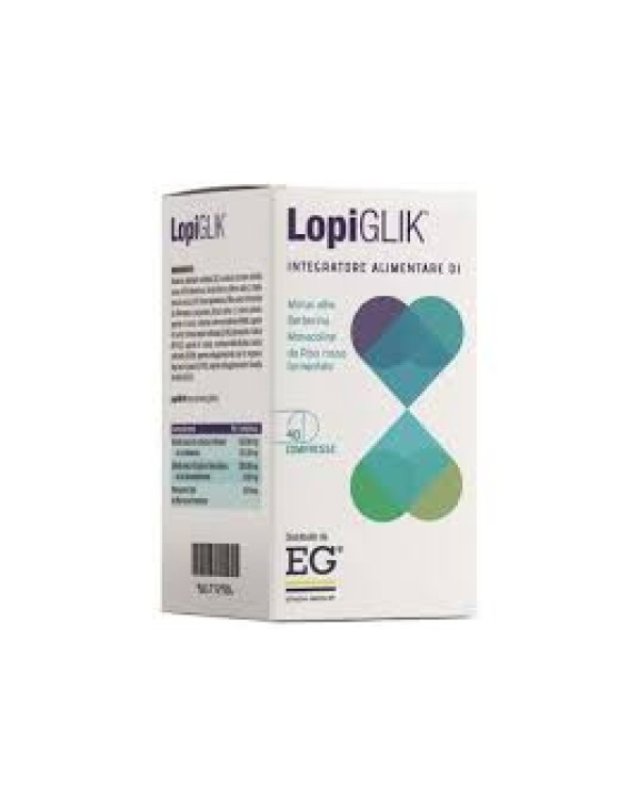 Lopiglik 40 Compresse - Controllo Colesterolo e Cardiovascolare Lopiglik 40 Compresse - Controllo Colesterolo e Cardiovascolare