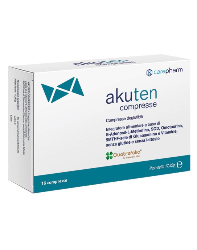 Akuten 16 Compresse - Benessere Sistema Nervoso e Funzione Psicologica Akuten 16 Compresse - Benessere Sistema Nervoso e Funzione Psicologica