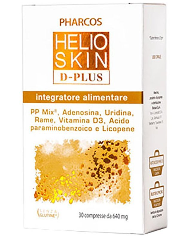 Biodue Helioskin D-Plus Integratore Vitamina D3 PP Mix 30 Compresse