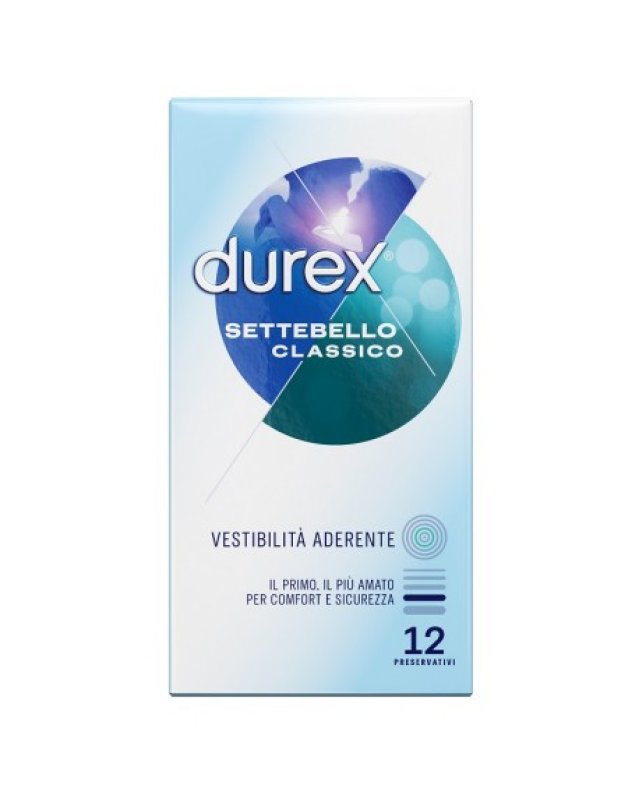Settebello Classico Preservativi Durex - 12 pz, Extra Lubrificati Settebello Classico Preservativi Durex - 12 pz, Extra Lubrificati
