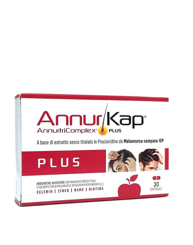 Annurkap Plus 30 Capsule - Capelli Sani e Forti Annurkap Plus 30 Capsule - Capelli Sani e Forti