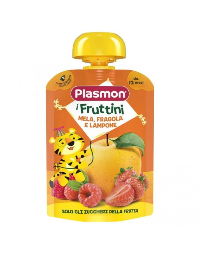 Fruttini Mela Fragola e Lampone 130g &ndash; Merenda Frutta 12+ Mesi