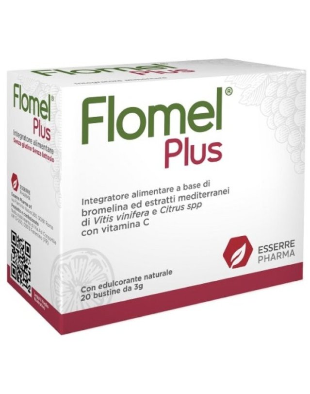 Esserre Pharma Flomel Plus Integratore Alimentare 20 Bustine