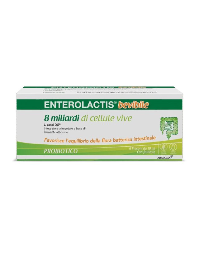 Enterolactis Bevibile 6 Flaconi – Flora Intestinale e Fermenti Lattici Enterolactis Bevibile 6 Flaconi – Flora Intestinale e Fermenti Lattici